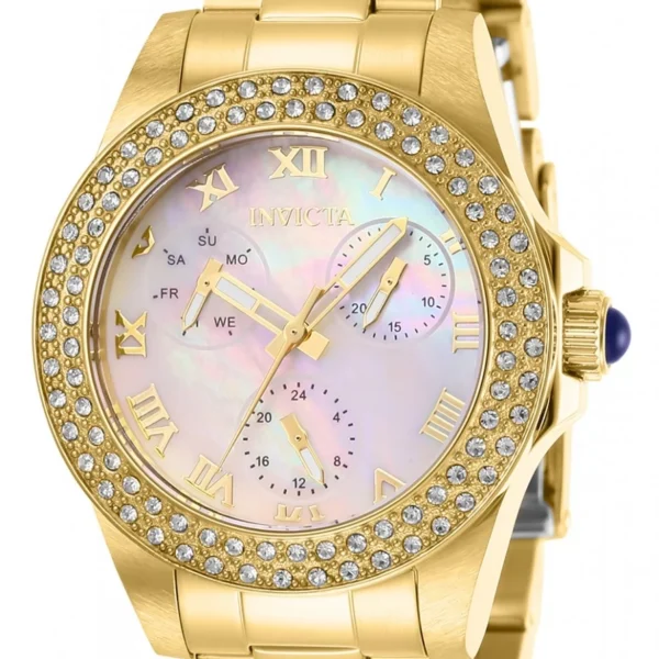 Invicta Women's 28481 Angel Quartz Chronograph White Dial Watch