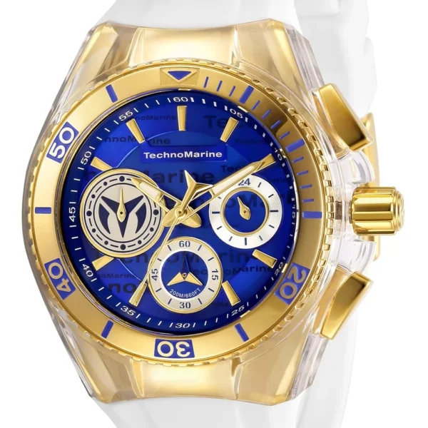 TechnoMarine Women's TM-118135 Cruise Quartz Chronograph Blue Dial Watch