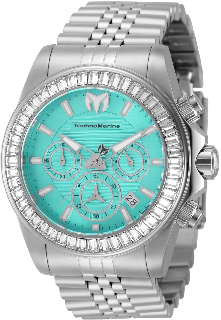 Technomarine Men's TM-225015 Manta Quartz VD53 Light Blue Dial Watch