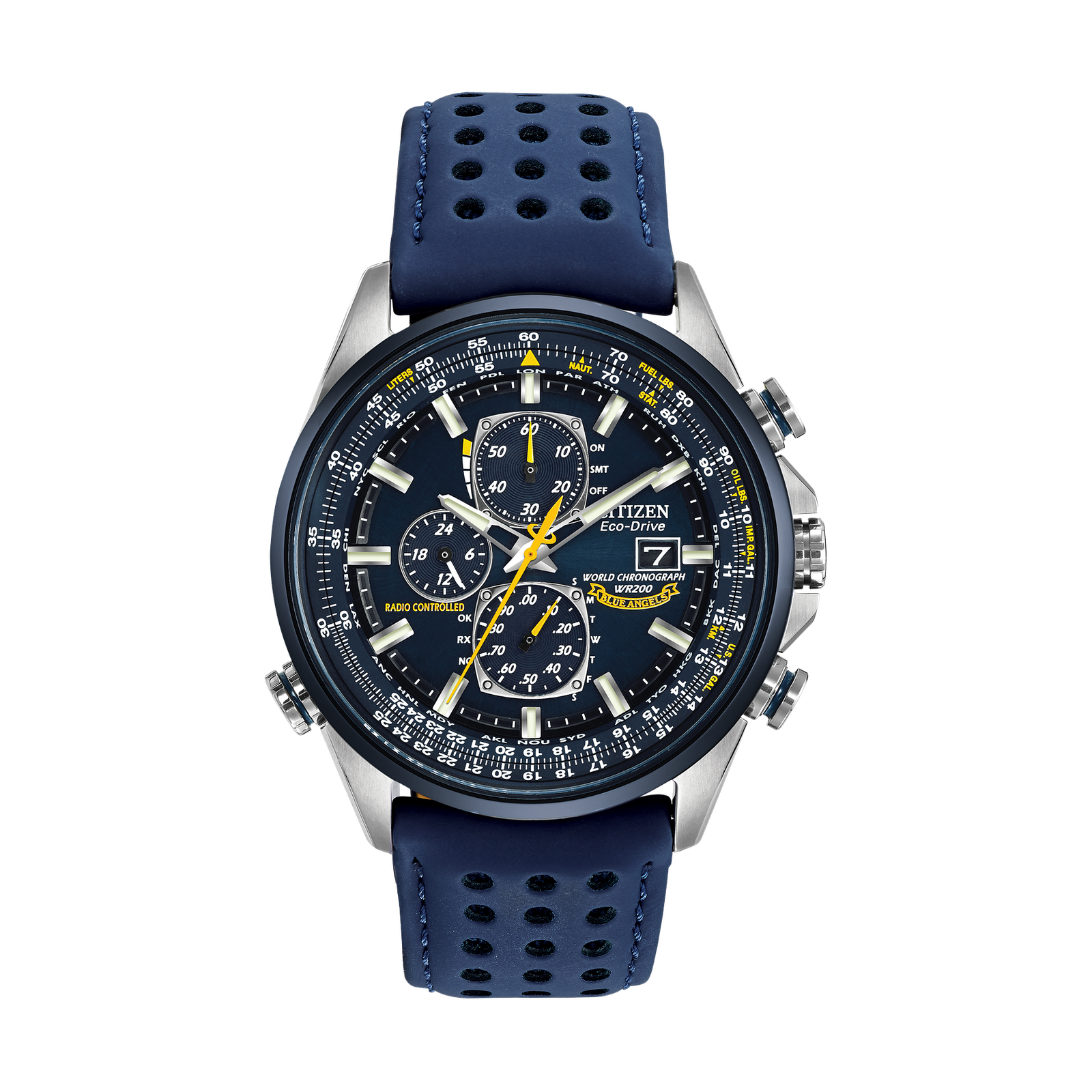 AT8020-03L-1.png AT8020-03L Citizen Eco Drive Blue Angels World Chronograph Men's Watch - Image 1