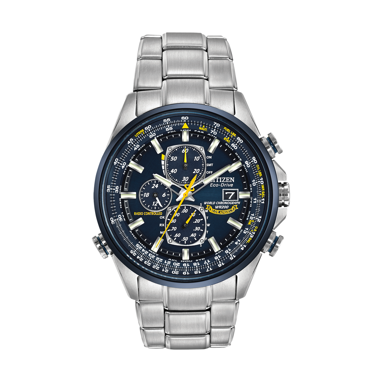 AT8020-54L-1.png AT8020-54L Citizen Blue Angels Chronograph Date Blue Dial Men's Watch - Image 1