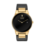 AU1062-05E Citizen Eco-Drive Axiom Gold-Tone Black Men's Watch