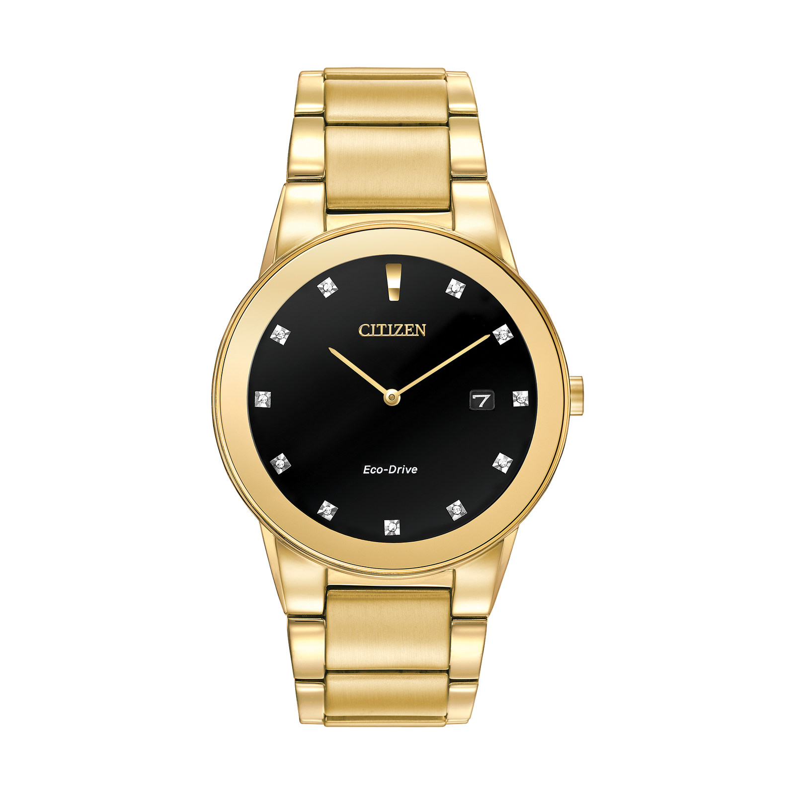 AU1062-56G-2.png AU1062-56G Citizen Eco-Drive Axiom Diamond Accents Gold-Tone Men's Watch - Image 1
