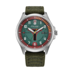 Citizen AW1418-06W Star Wars Boba Fett Eco-Drive Green Dial Men's Watch